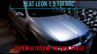 #Chiptuning Seat Leon 1.9 TDI ARL 150KM@185KM/385Nm stage 1 // modyfikacja od kuchni