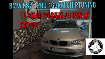 #Chiptuning BMW e87 120d M47 163KM stage1 // modyfikacja od kuchni