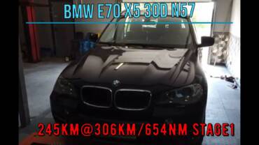#Chiptuning BMW e70 x5 30d N57 245KM@306KM/654Nm stage1 // modyfikacja od kuchni