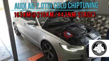 Chiptuning Audi A6 2000TDI CGLD 163KM@210KM/443Nm // modyfikacja od kuchni