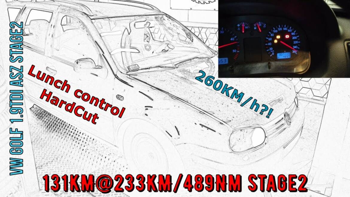 Chiptuning 1.9TDI 240KM/500Nm stage2 czy zrobi 0-100KM/h w 6s?! 1.9TDI Vmax na hamowni 260KM/h?!