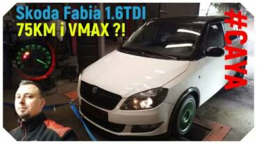 Chiptuning Skoda Fabia 1.6 TDI CAYA stage1 240KM/h? | modyfikacja od kuchni