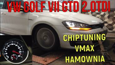 Chiptuning VW Golf VII 2.0 TDI CUNA 184KM@226KM/481Nm stage1 / modyfikacja od kuchni