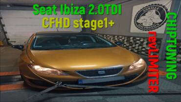 Chiptuning Seat Ibiza 2.0TDI CFHD 143KM stage1+ HardCut // modyfikacja od kuchni