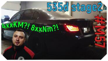 #Chiptuning BMW e60 535d 272KM stage2 //vlog// 4xxKM?! 8xx?!
