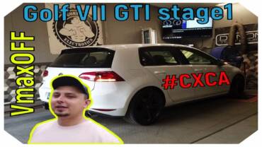#Chiptuning VW Golf GTI VII 2.0 TSI 220KM stage1 // vlog // VMAXoff
