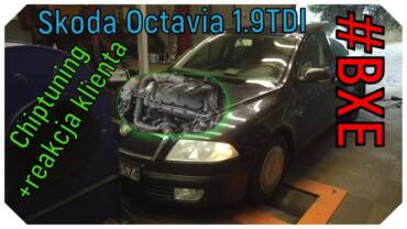 #Chiptuning Skoda Octavia 1.9TDI 105KM stage1 //vlog// BXE hamownia testy drogowe