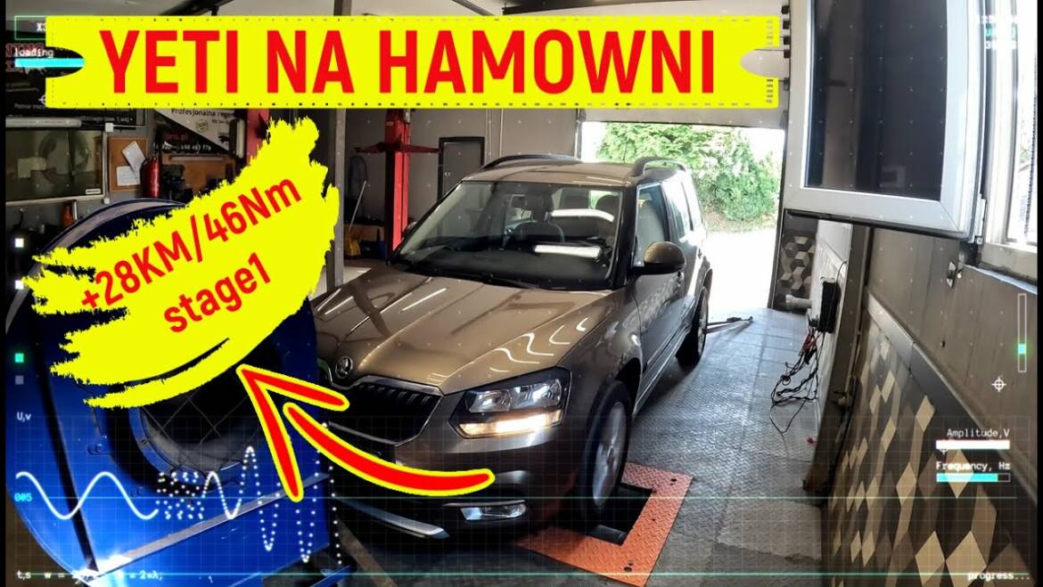 Chiptuning Skoda Yeti 1.4TSI CZCA 125KM stage1 // hamownia VLOG