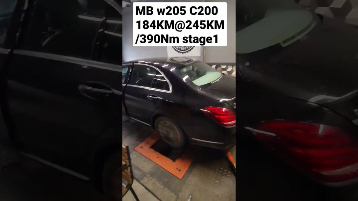 MB w205 C200 184KM@245KM/390Nm stage1