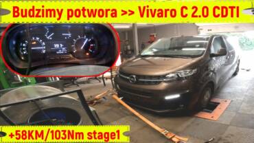 Chiptuning Opel Vivaro C 2.0 CDTI 122KM stage1 // Proace Expert Jumpy
