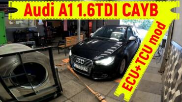 Chiptuning Audi A1 1.6TDI 90KM // Co daje modyfikacja skrzyni DSG?
