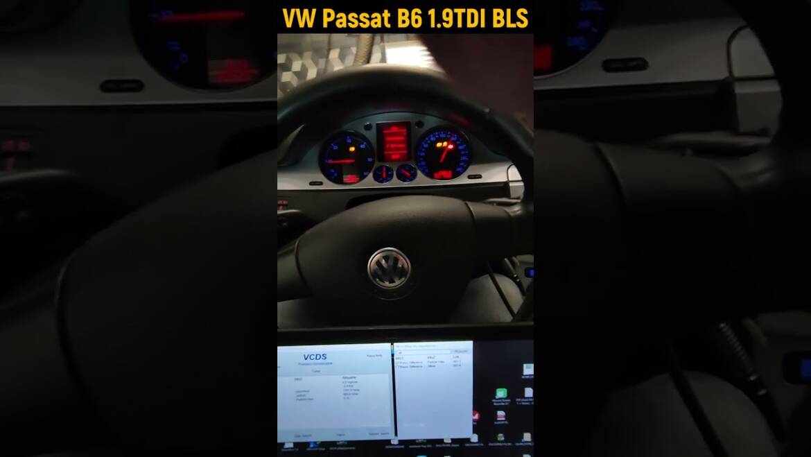 Chiptuning VW Passat B6 1.9TDI 105KM stage1