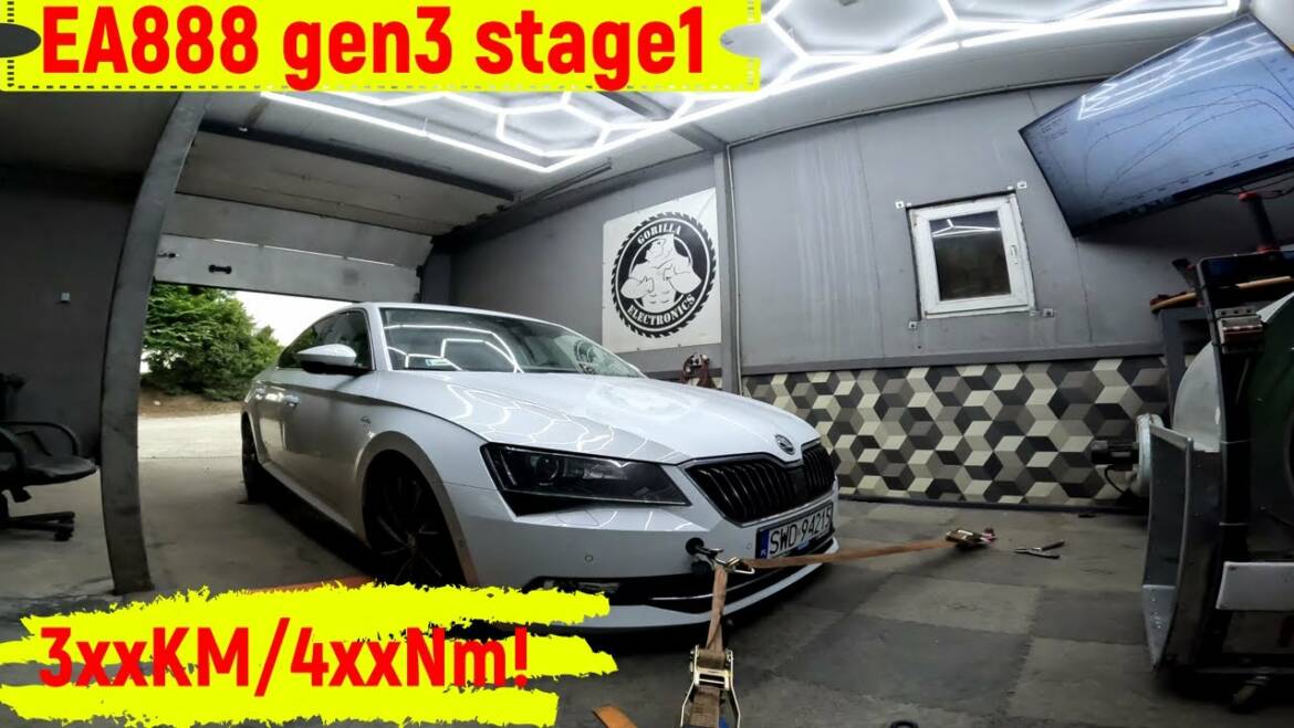 Chiptuning Skoda Superb 2.0TSI CXDA stage1 // EA888