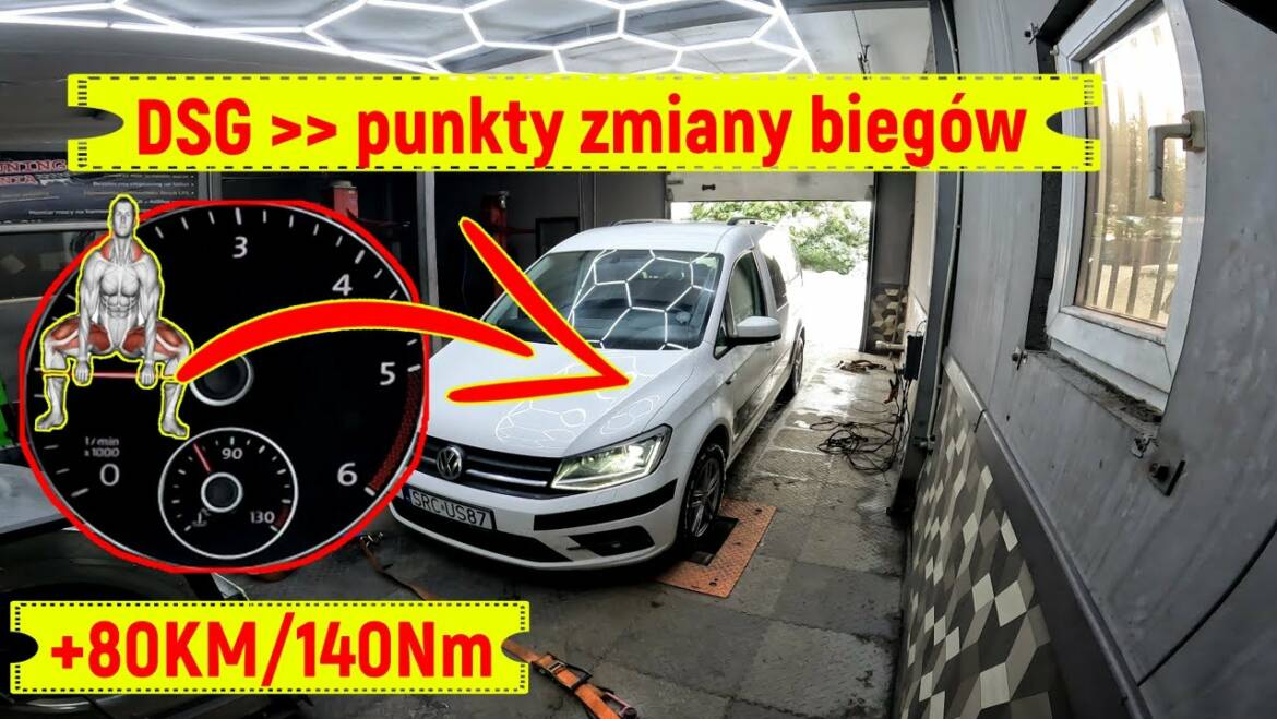 Poprawiamy fabrykę w VW Caddy 2.0 TDI DFSD DSG // chiptuning ECU&TCU