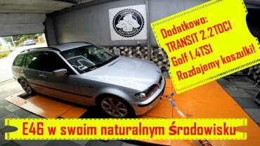 🦍 Chiptuning BMW e46 320d M47 / Transit 2.2TDCI 125KM / VW Golf 1.4TSI 125KM stage1 oraz losowanko 🔋