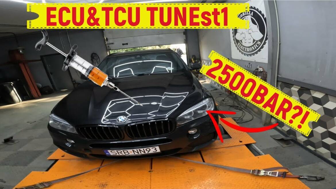 🔝🦍 Chiptuning BMW F15 25D 231KM B47 biTURBO TCU&ECU stage1 🔝🦍