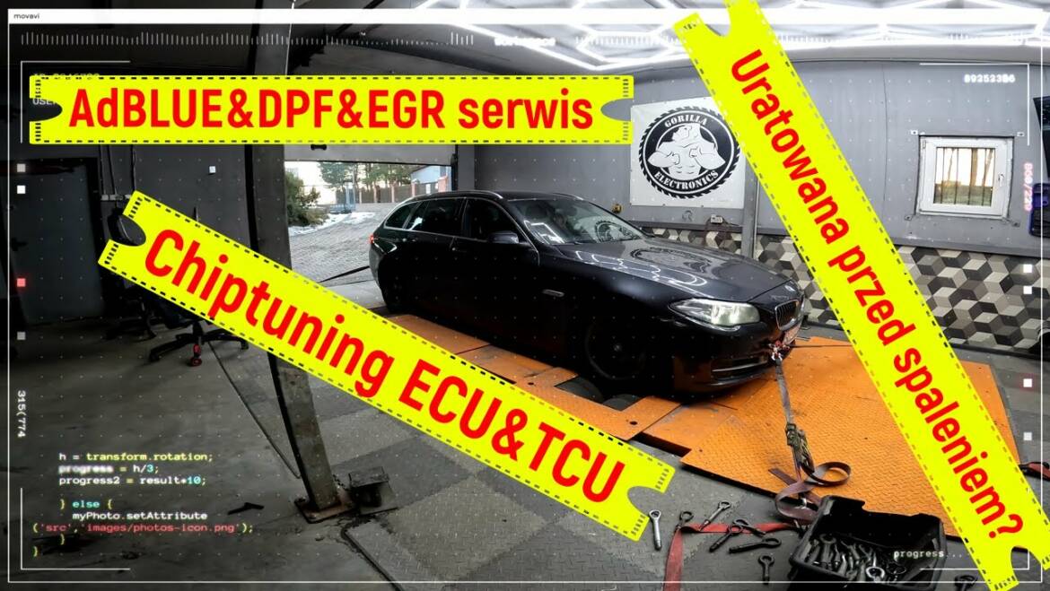 Chiptuning BMW F11 520D 190KM B47 stage1 // ECU&TCU